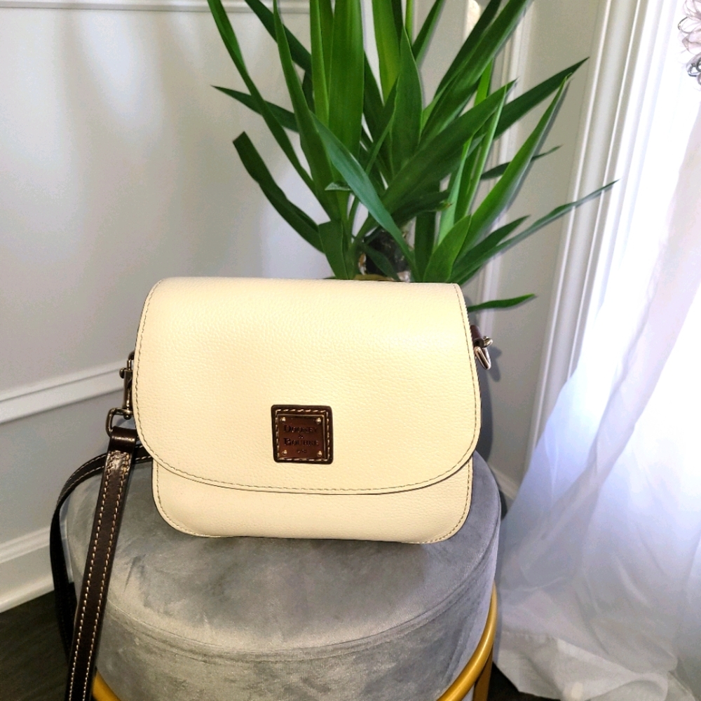 Dooney & Burke Pebble Grain Saddle Crossbody